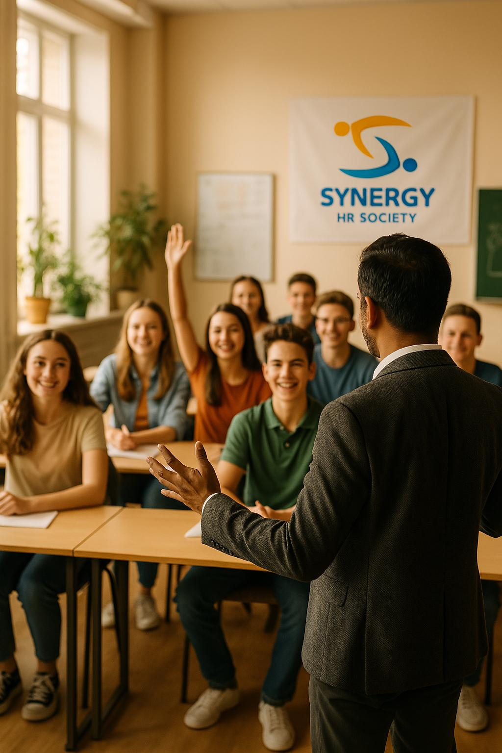 Synergy trainer conducting a classroom training session